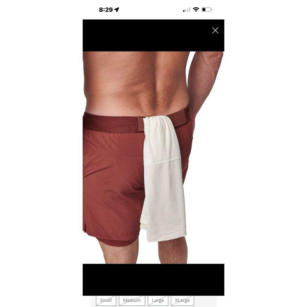 5.11 tactical Men’s PT-R Havoc Pro 5.5 Shorts Red Size Large - Picture 11 of 11